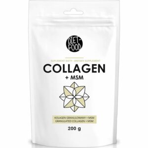 Diet Food Collagen + MSM kollageenipulber (200 g) 1/1