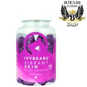 IvyBears Vibrant Skin kollageeni ja hüaluroonhappega kummikarud (60 tk) 1/1