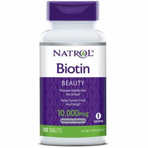 Natrol Biotin 10000 mcg tabletid (100 tk) 1/1