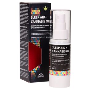 NordAid Sleep Aid, melatonin 1 mg+ kanepiõli 1/1