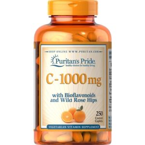 Puritan's Pride Vitamin C-1000 kapslid bioflavonoidide ja kibuvitsaga (250 tk) 1/1