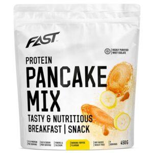 Fast Protein Pancake Mix valgurikas pannkoogijahu, Banaani-iirise (450 g) 1/1