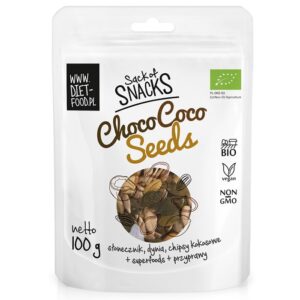 Diet Food Bio ChocoCoco Seeds orgaaniline tervisesegu kakaoga (100 g), parim enne 20.10.21 1/1
