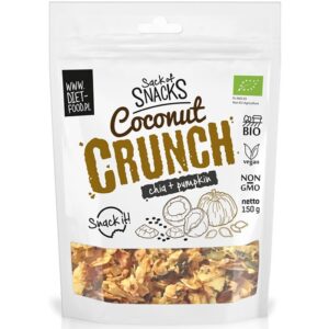 Diet Food Bio Coconut Crunch - Chia + kõrvitsaseemned (150 g), parim enne 01.09.21 1/1
