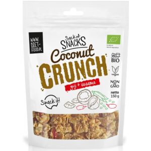 Diet Food Bio Coconut Crunch - Goji + seesamiseemned (150 g), parim enne 02.11.21 1/1