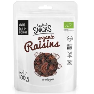 Diet Food Bio Sultana raisins kaaliumirikkad sultana rosinad (100 g), parim enne 02.11.21 1/1