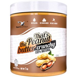 Sport Definition That's the Peanut Butter maapähklivõi, Crunchy (1 kg) 1/1