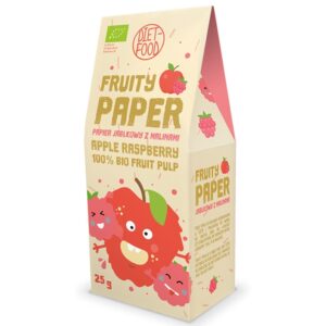 Diet Food Fruity Paper orgaanilised marjakrõpsud, Õuna-vaarika (25 g), parim enne 12.2021 1/1