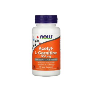 Now Acetyl L-Carnitine 500mg õlikapslid (50 tk) 1/1