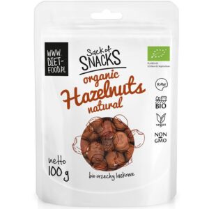 Diet Food Bio Hazelnuts orgaanilised sarapuupähklid (100 g) 1/1
