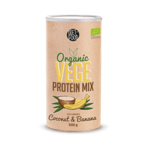 Diet Food Organic Vege Protein Mix (Kookose-banaani, 500g) 1/1