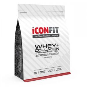 ICONFIT WHEY+ Collagen • Premium Protein, Maasika, 1kg 1/1