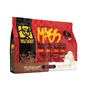 Mutant Mass 2 Flavours, Šokolaadi ja vanilje jäätisega (2720 grammi) 1/1