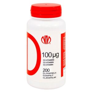 Natura Media D-vitamiini õlikapslid 4000 IU/100 mcg (200 tk) 1/1