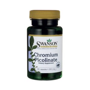 Swanson Chromium Picolinate, 200mcg (100 kapslit) 1/1