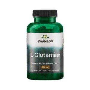 Swanson L-Glutamine, 500mg (100 kapslit) 1/1