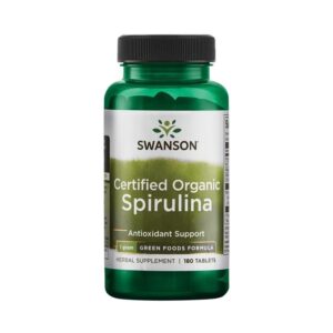 Swanson Spirulina Organic (180 tabletti) 1/1